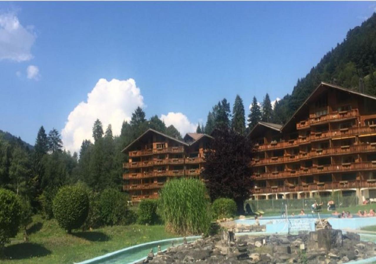Studio - La Vieze Thermes Park Apartman Val dʼIlliez Kültér fotó