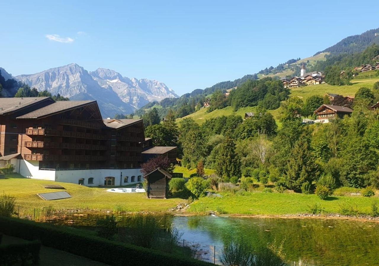 Studio - La Vieze Thermes Park Apartman Val dʼIlliez Kültér fotó
