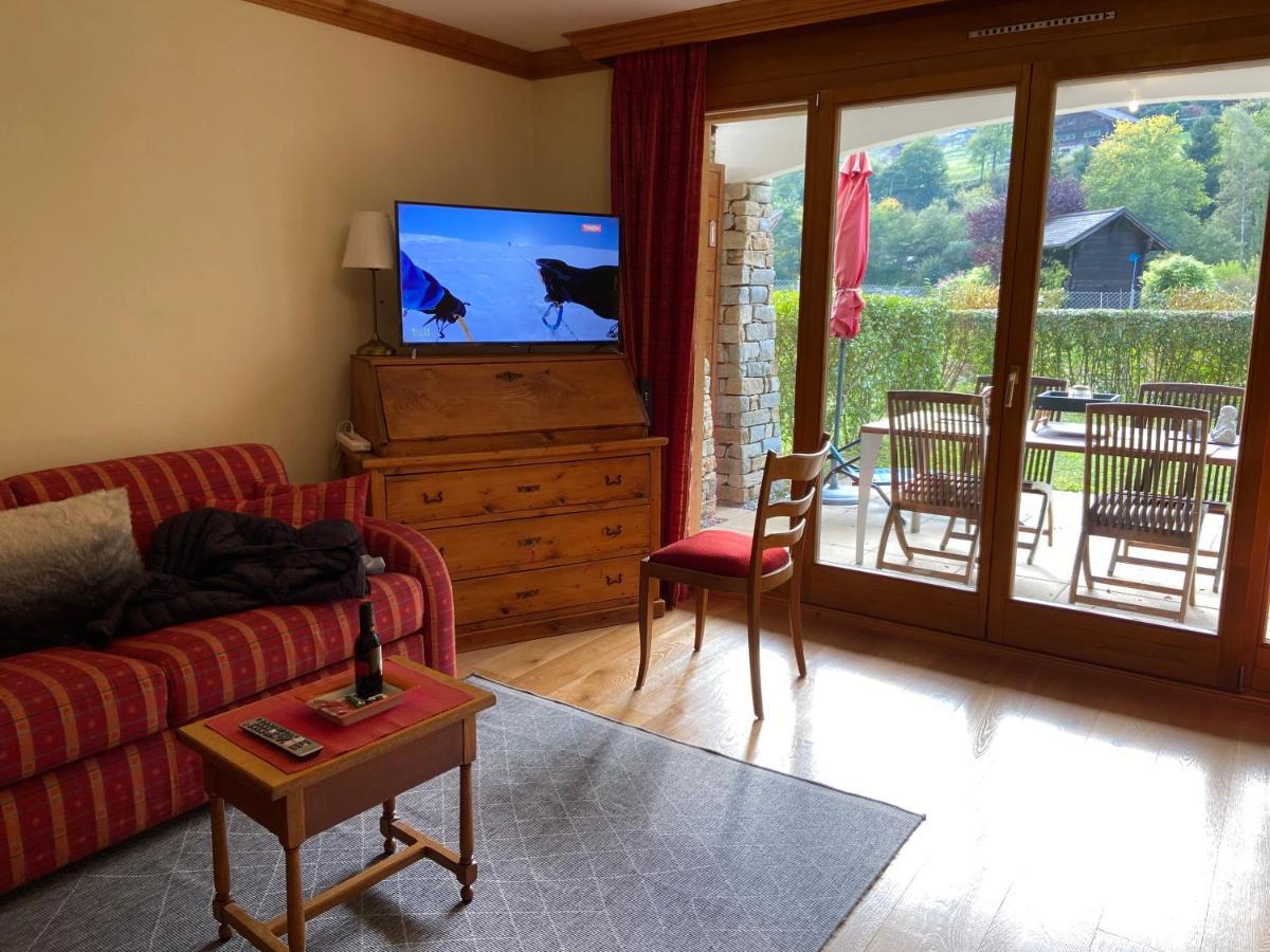 Studio - La Vieze Thermes Park Apartman Val dʼIlliez Kültér fotó